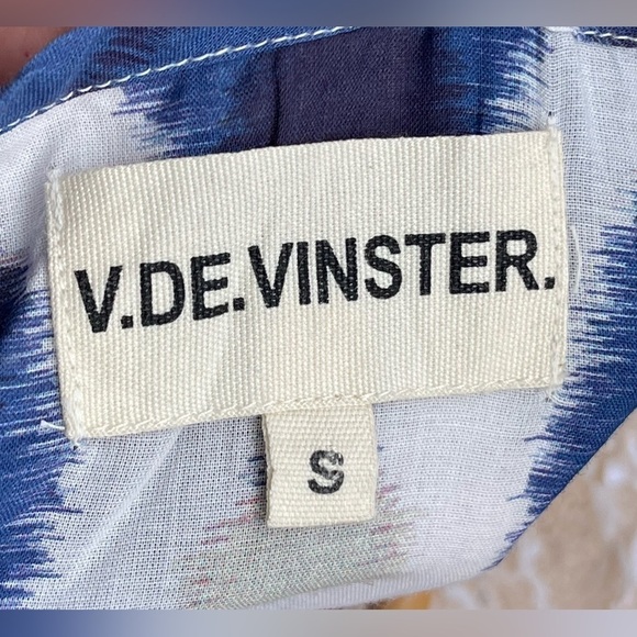 V. DE. VINSTER print maxi dress size small - Picture 11 of 13